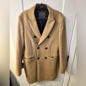 Zara Men’s Tan Coat Size Medium